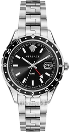 Versace Hellenyium Czarny/Stal Ø42 mm V11100017