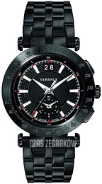Versace V Race Czarny/Stal Ø42.5 mm VAH040016