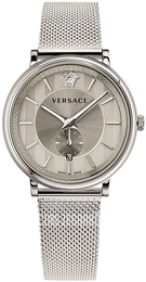 Versace V Circle Srebrny/Stal Ø42 mm VBQ060017