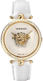 Versace Palazzo Biały/Skóra Ø39 mm VCO040017