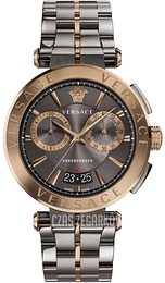 Versace Aion Szary/Stal Ø45 mm VE1D02023