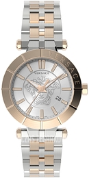 Versace V Race Srebrny/Stal Ø43 mm VE2B00521