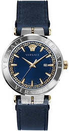 Versace Aion Niebieski/Skóra Ø44 mm VE2F00221
