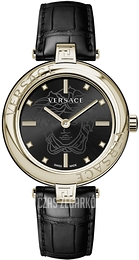 Versace Lady Czarny/Skóra Ø38 mm VE2J00421