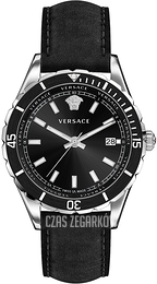 Versace Hellenyium Czarny/Skóra Ø41 mm VE3A00120