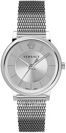 Versace V Circle Srebrny/Stal Ø43 mm VE5A00420