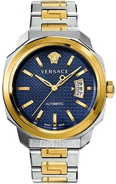 Versace Dylos Automatic Niebieski/Pozlacana Ø42 mm VEAG00222