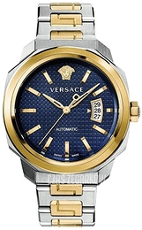 Versace Dylos Automatic Niebieski/Stal Ø42 mm VEAG0222