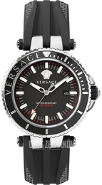 Versace V Race Diver Czarny/Plastik Ø46 mm VEAK00118