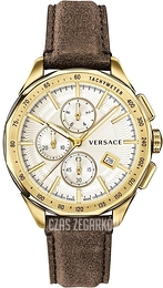 Versace Czarny/Skóra Ø44 mm VEBJ00418