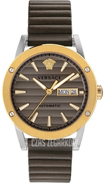 Versace Theros Brązowy/Skóra Ø42 mm VEDX00219