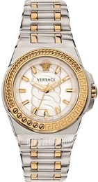 Versace Chain Reaction Srebrny/Stal Ø40 mm VEHD00420