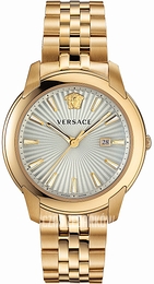 Versace V Urban Srebrny/Stal w odcieniu złota Ø42 mm VELQ00719