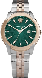 Versace V Urban Zielony/Stal Ø42 mm VELQ01019