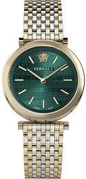 Versace V Twist Zielony/Stal Ø36 mm VELS01219