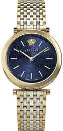 Versace V Twist Niebieski/Stal Ø36 mm VELS01319