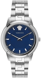 Versace Greca Niebieski/Stal Ø38 mm VEPX00520