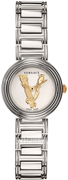 Versace V Virtus Srebrny/Stal Ø28 mm VET300621