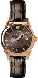 Versace Apollo Brązowy/Skóra Ø43 mm VEUA00420
