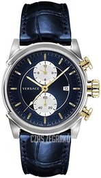 Versace Urban Niebieski/Skóra Ø44 mm VEV400219