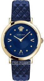 Versace Pop Niebieski/Skóra Ø36 mm VEVD00319