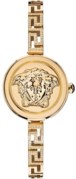 Versace Medusa Secret Czarny/Stal w odcieniu złota Ø25 mm VEZ500421