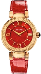 Versace Leda Lady Srebrny/Skóra Ø37 mm VNC190017