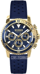 Versus by Versace Aberdeen Niebieski/Skóra Ø47 mm S30020017