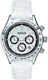 Versus by Versace Cosmopolitan Chrono Biały/Skóra Ø44 mm SGC010012