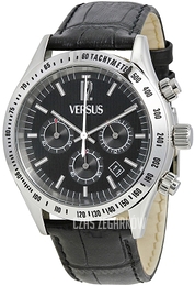 Versus by Versace Cosmopolitan Czarny/Skóra Ø43 mm SGC050012