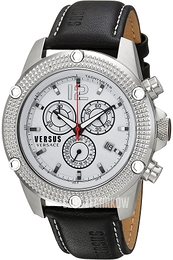 Versus by Versace Biały/Skóra Ø46 mm SOC070015
