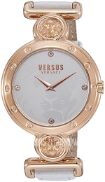 Versus by Versace Srebrny/Stal w kolorze różowego złota Ø34 mm SOL050015
