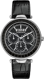 Versus by Versace Sertie Czarny/Skóra Ø39 mm SOS020015