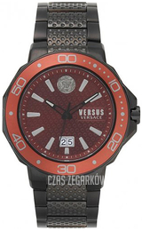 Versus by Versace Czerwony/Stal Ø45 mm VSP050818