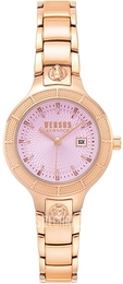Versus by Versace Claremont Purpurowy/Stal w kolorze różowego złota Ø33 mm VSP1T1019