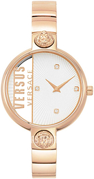 Versus by Versace Rue Denoy Srebrny/Stal w kolorze różowego złota Ø34 mm VSP1U0319