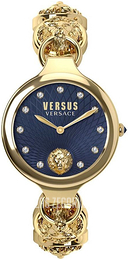 Versus by Versace Broadwood Niebieski/Stal w odcieniu złota Ø34 mm VSP272620