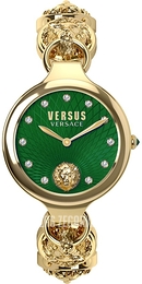 Versus by Versace Broadwood Zielony/Stal w odcieniu złota Ø34 mm VSP272720