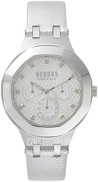 Versus by Versace Srebrny/Skóra Ø40 mm VSP360117