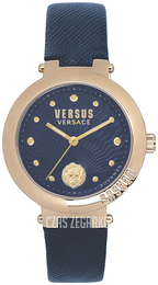 Versus by Versace Lantau Island Niebieski/Skóra Ø36 mm VSP370817