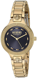 Versus by Versace Claremont Niebieski/Stal w odcieniu złota Ø32 mm VSP480618