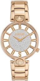 Versus by Versace Kirstenhof Srebrny/Stal w kolorze różowego złota Ø36 mm VSP491519