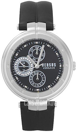 Versus by Versace Bellville Czarny/Skóra Ø36 mm VSP500118