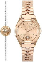 Versus by Versace Mount Pleasant Zloty/Stal w kolorze różowego złota Ø35 mm VSP563219