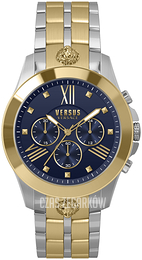 Versus by Versace Lion Niebieski/Stal w odcieniu złota Ø44 mm VSPBH5920