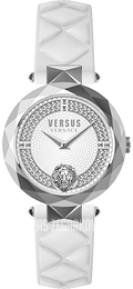 Versus by Versace Covent Garden Crystal Srebrny/Skóra Ø36 mm VSPCD7020