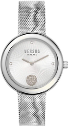 Versus by Versace Srebrny/Stal Ø35 mm VSPEN0419