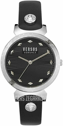 Versus by Versace Czarny/Skóra Ø38 mm VSPEO0119