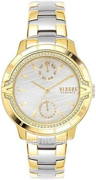 Versus by Versace Aymard Srebrny/Stal w odcieniu złota Ø39 mm VSPEQ0519