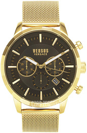 Versus by Versace Eugene Czarny/Stal w odcieniu złota Ø46 mm VSPEV0619